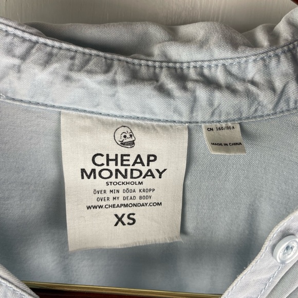 Cheap Monday || chambray tie front shirt - Picture 11 of 11